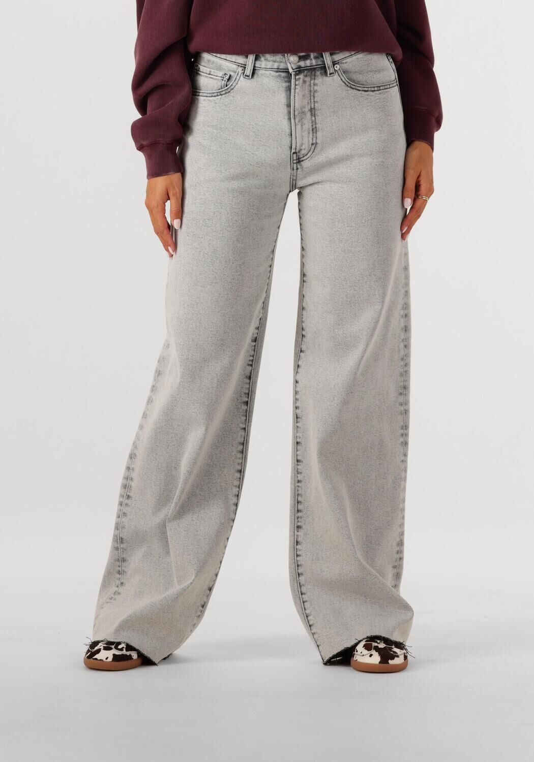 CATWALK JUNKIE Dames Jeans Loose Fit Jeans Grijs