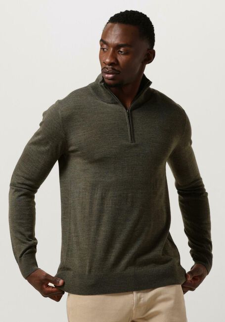 Donkergroene DSTREZZED Trui DESTIN SKIPPER - large