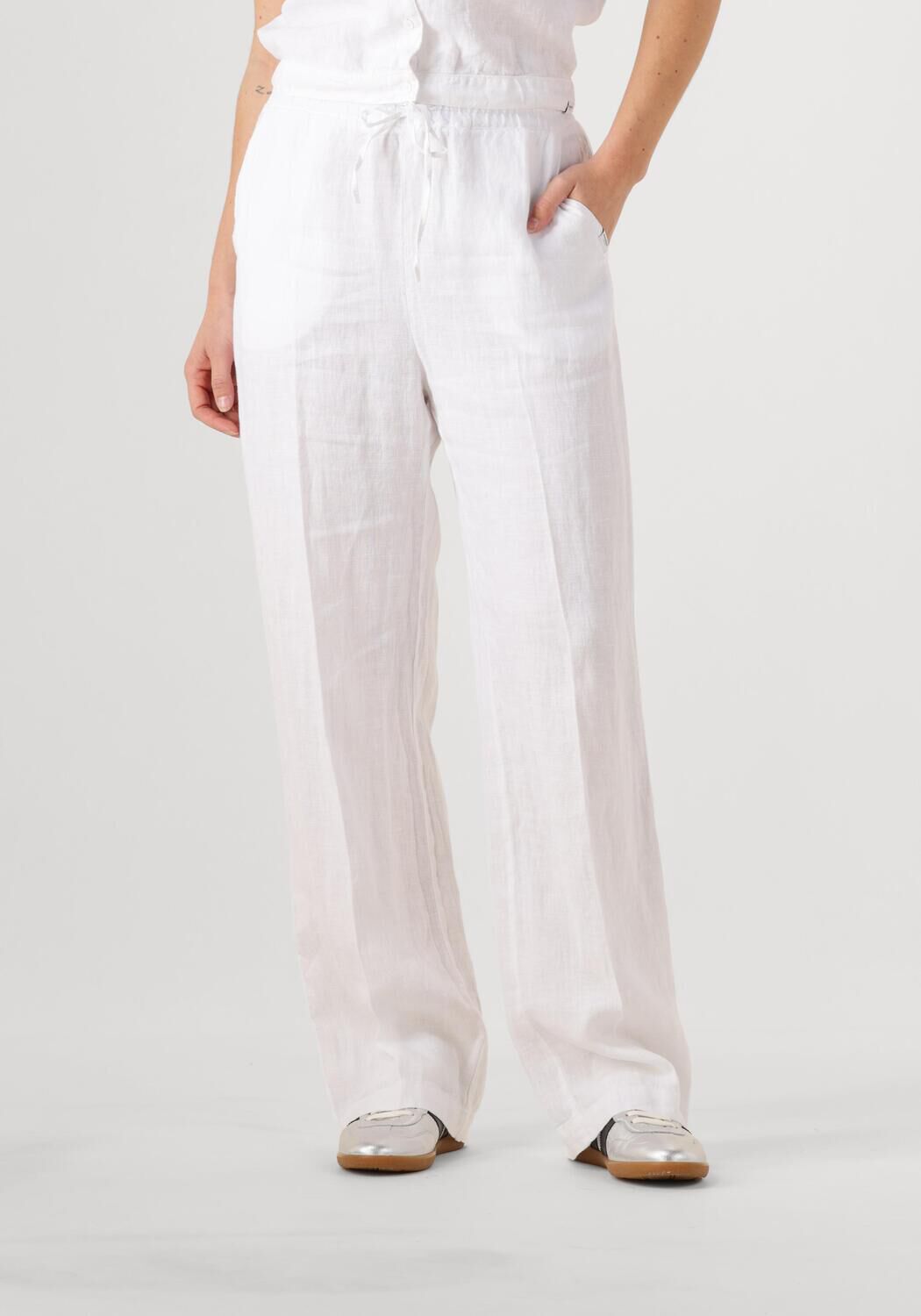 PENN & INK Dames Broeken Trousers S25z716 Wit
