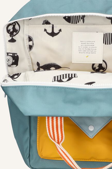 Blauwe STICKY LEMON Rugtas BACKPACK LARGE Blauwe STICKY LEMON Rugtas BACKPACK LARGE - large