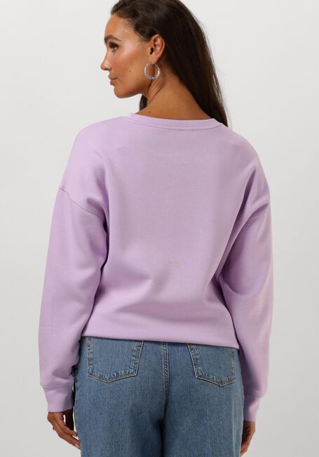 Paarse MSCH COPENHAGEN Trui MSCHIMA Q SWEATERSHIRT - large