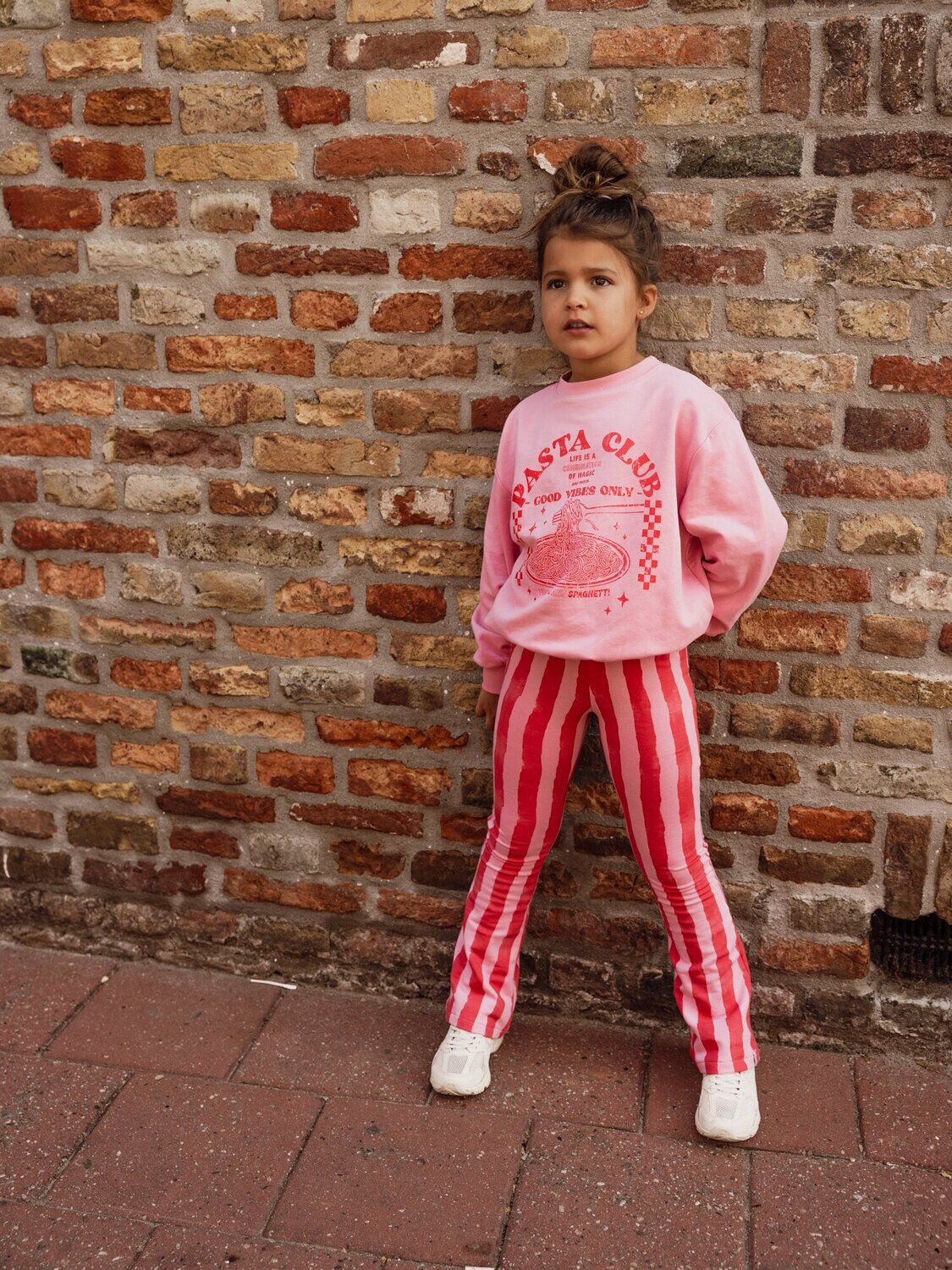 Roze LOOXS Little Flared broek 2611-7603 - large