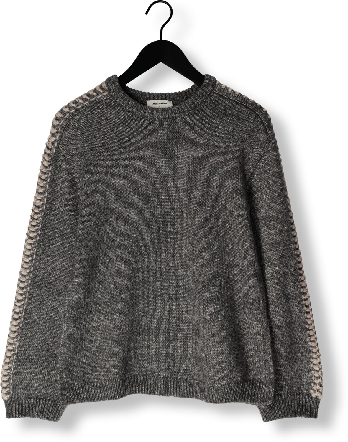MODSTRÖM Modström Dames Truien & Vesten Linemd O-neck Donkergrijs