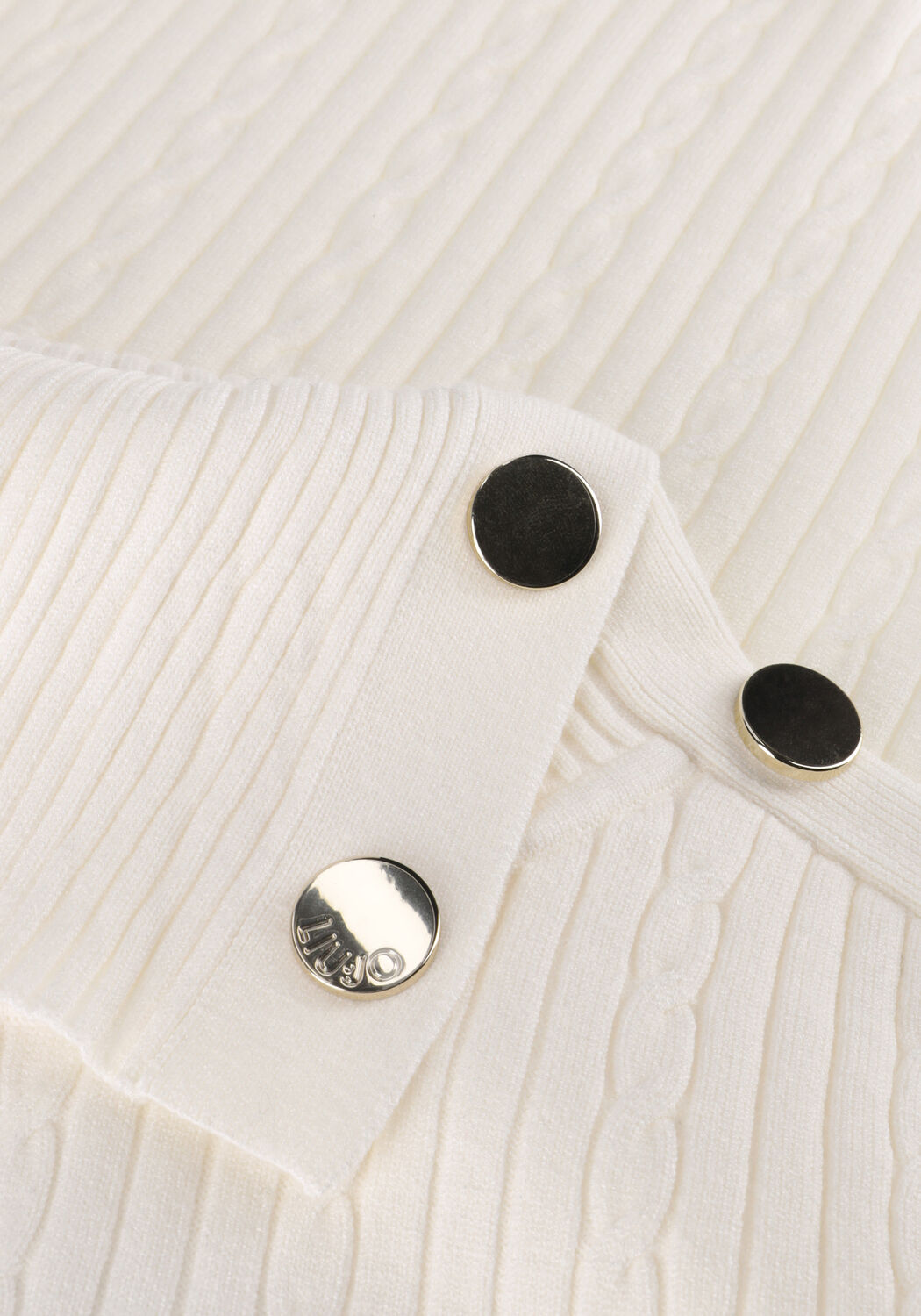 Witte LIU JO Coltrui ECSMAGLIA CHIUSA M/L RIB+TWIST - large