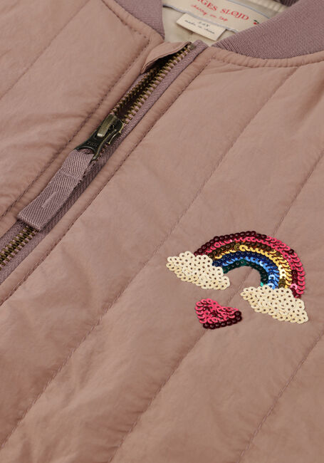 Roze KONGES SLOJD Jack JUNO SEQUIN BOMBER JACKET - large