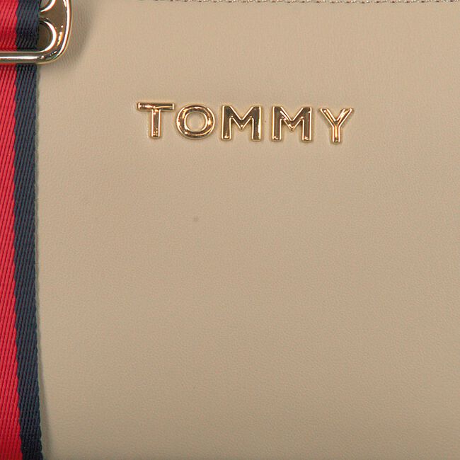 Beige TOMMY HILFIGER Schoudertas ICONIC TOMMY CROSSOVER SOLID - large