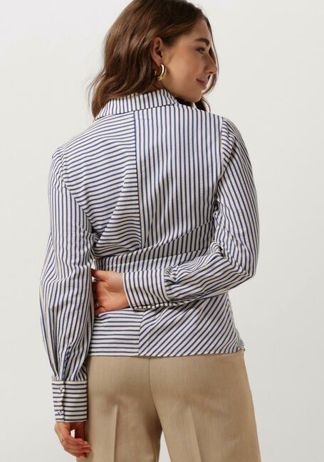 Blauwe Y.A.S. Blouses YASSTA LS TIE SHIRT S. - large