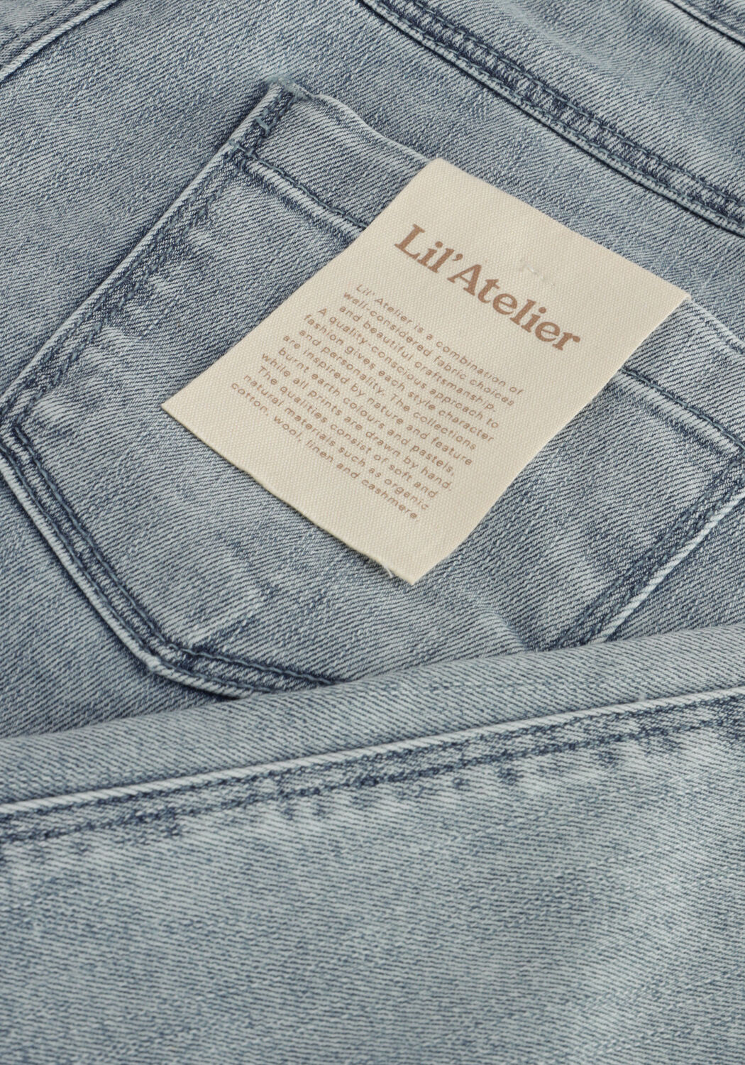 LIL' ATELIER Jongens Jeans Nmmben Tapered Jeans Lichtblauw