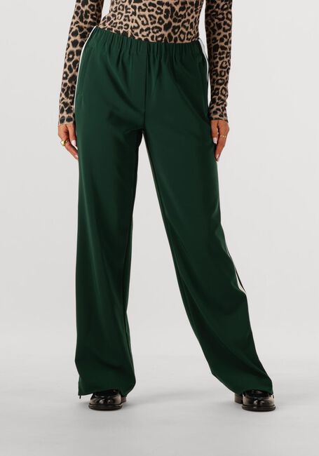Groene CATWALK JUNKIE Wijde broek SIDE BUTTON TRACKSUIT TROUSERS - large