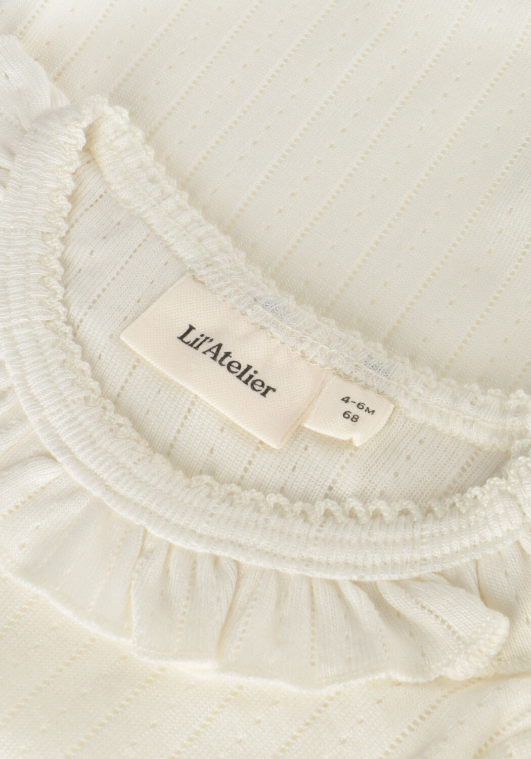 LIL' ATELIER Baby Rompers Nbfrachel Nis Ls Slim Body Lil Noos Ecru