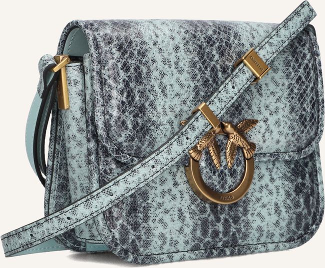 Blauwe PINKO Schoudertas LOVE BOX BAG FL MINI PELLE Blauwe PINKO Schoudertas LOVE BOX BAG FL MINI PELLE - large