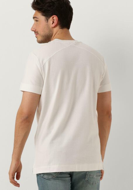 Lichtgrijze CAST IRON T-shirt SHORT SLEEVE R-NECK REGULAR FIT TWILL - large