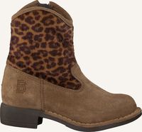 Bruine LE BIG Enkellaarsjes KAT - medium