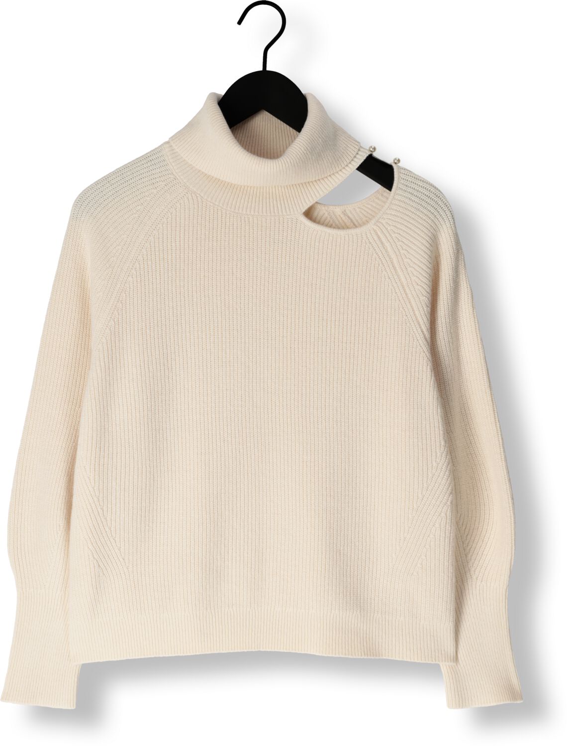 DANTE6 Dames Truien & Vesten Verley Pearl Rib Sweater Beige