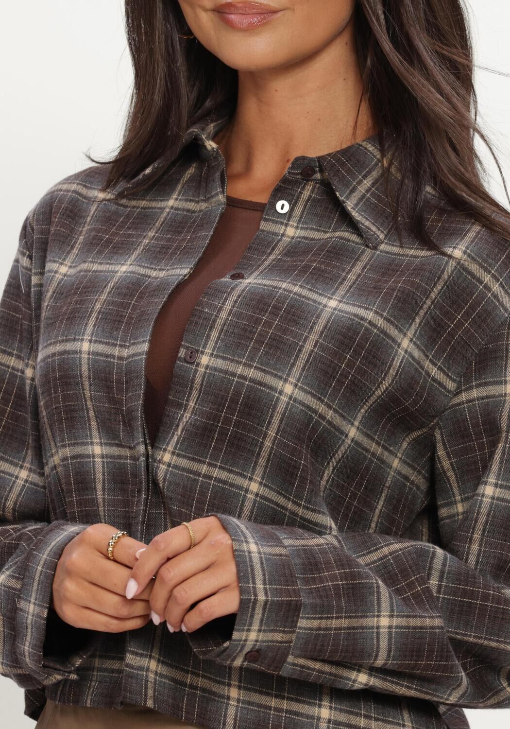 Bruine MINUS Blouses MSREGINE SHIRT - large