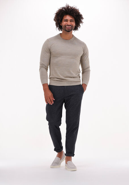 Beige SELECTED HOMME Trui SLHTOWN MERINO COOLMAX KNIT CREW - large