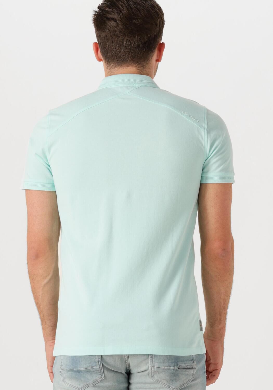 CAST IRON Heren Polo's & T-shirts Short Sleeve Polo Essential Mint