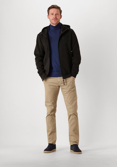 Zwarte PME LEGEND Vest HOODED JACKET INTERLOCK - large