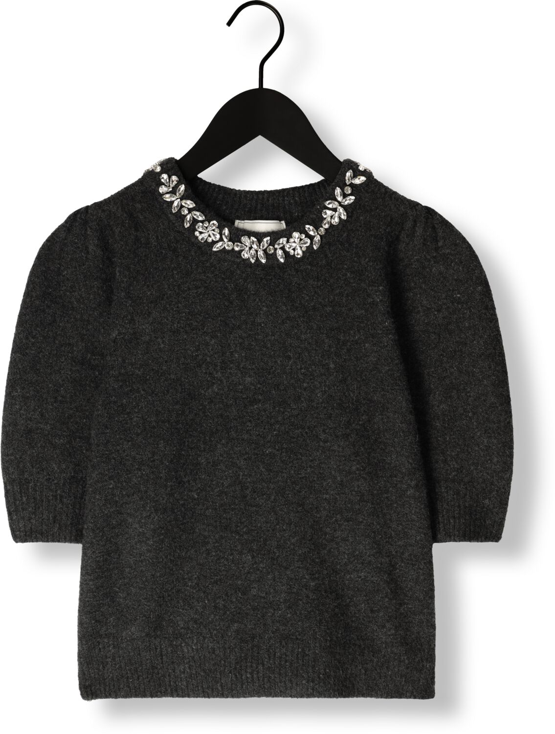NEO NOIR Dames Truien & Vesten Maia Stone Knit Blouse Donkergrijs