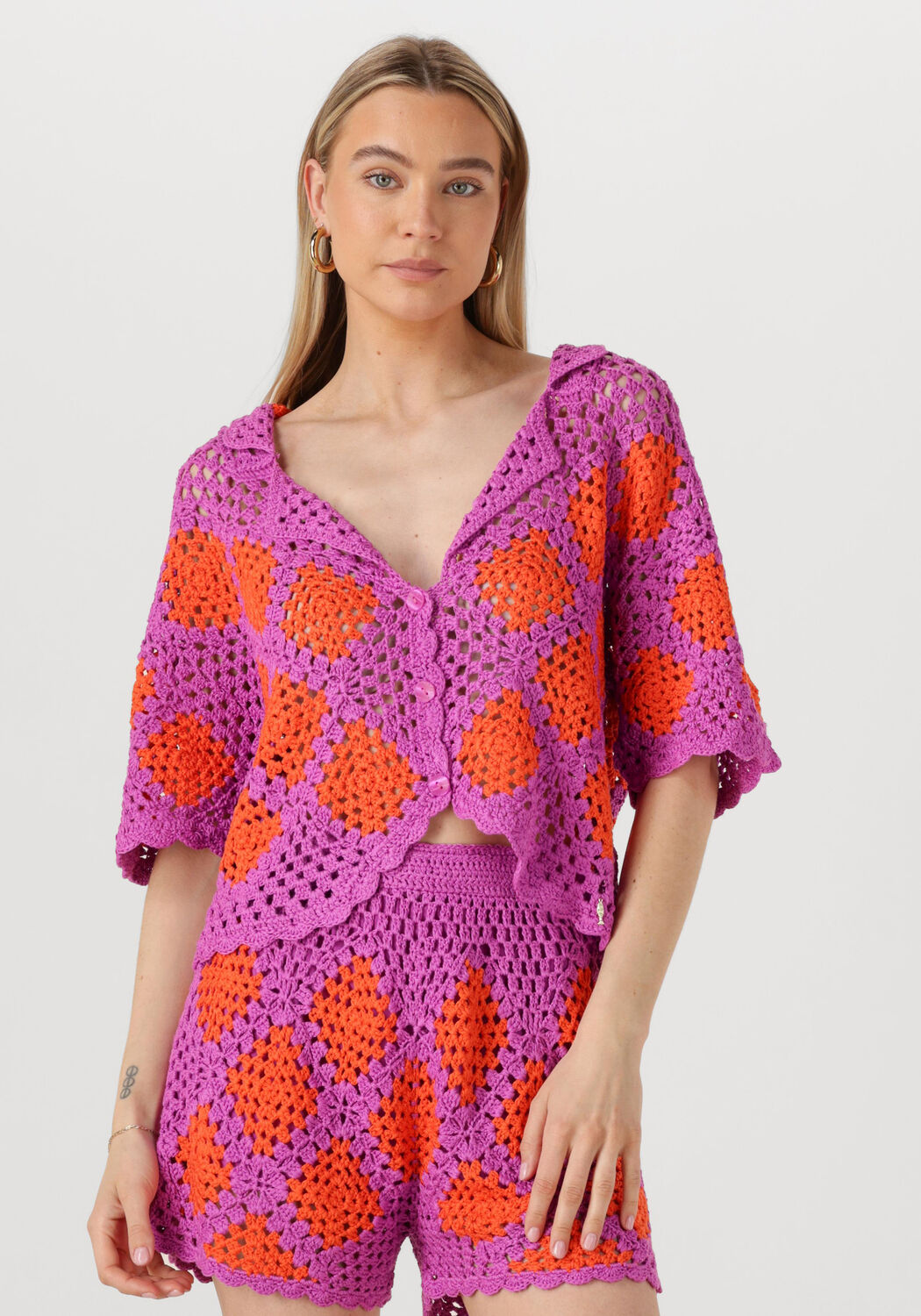 HARPER & YVE Dames Blouses Bente-ss Oranje