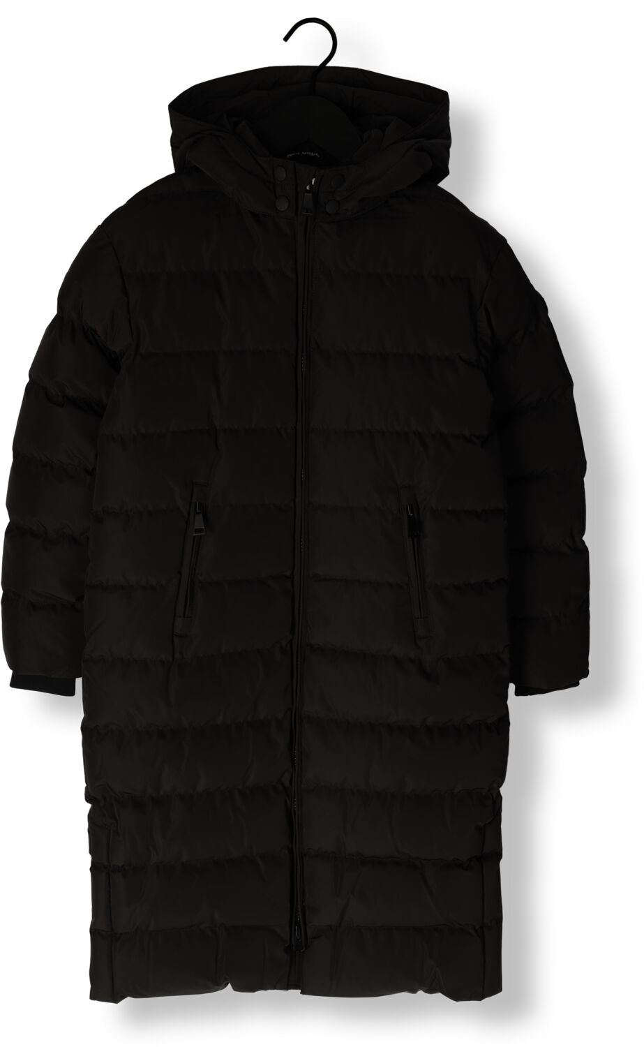 Airforce gewatteerde winterjas zwart Meisjes Polyester Capuchon Effen 116