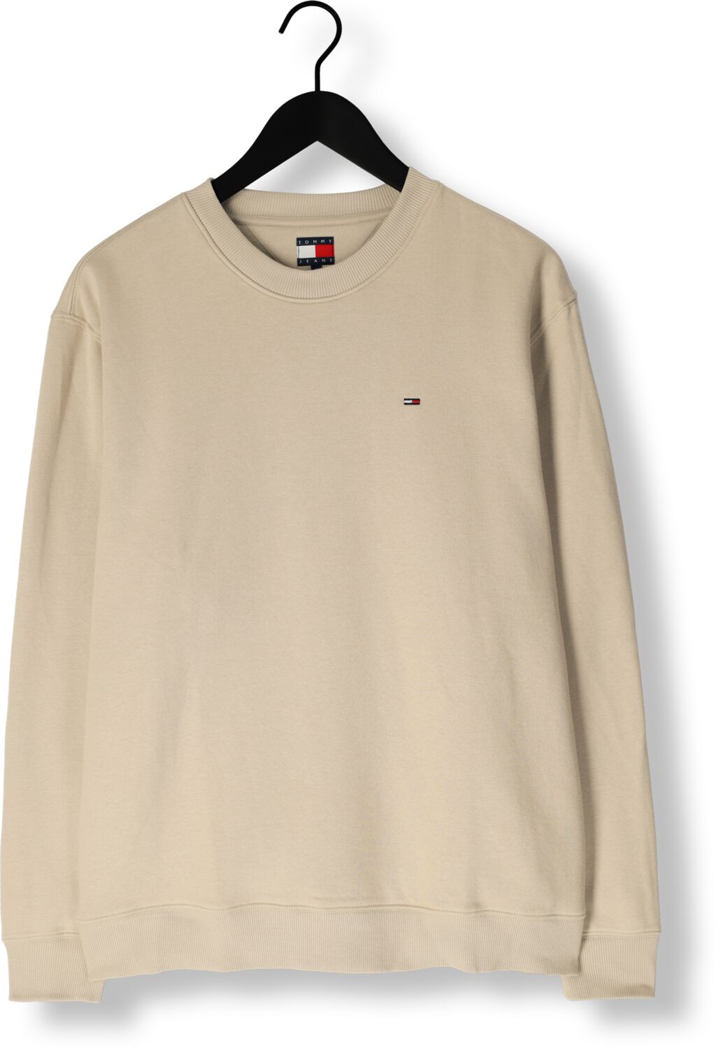 TOMMY JEANS Heren Truien & Vesten Tjm Reg S Flag Crew Ext Beige