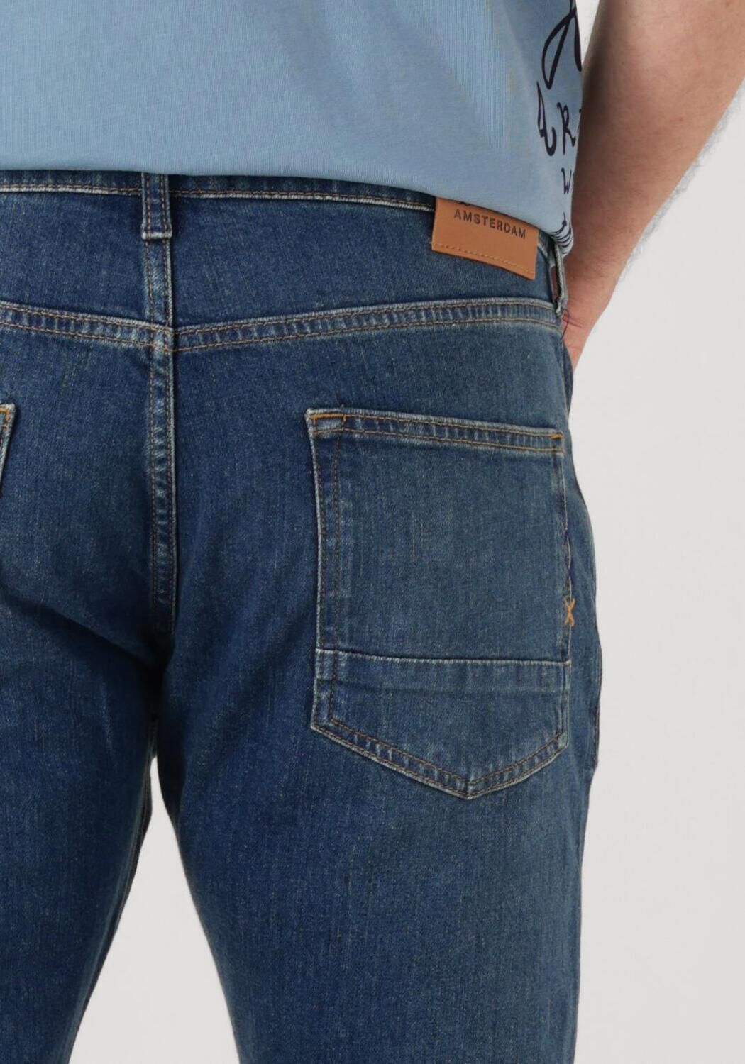 SCOTCH & SODA Heren Jeans Core Ralston Regular Slim Jeans Blauw