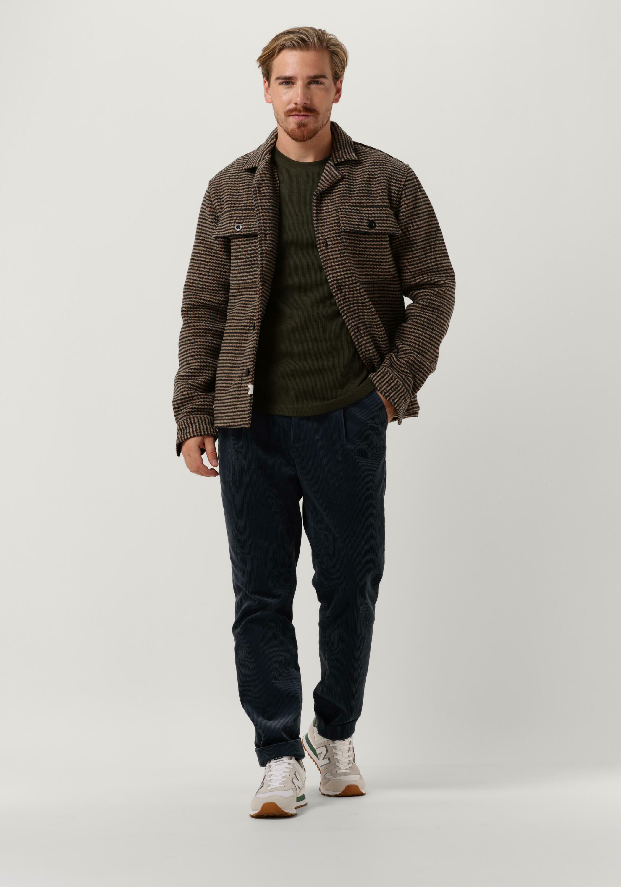 Anerkjendt Oscar Pattern Overshirt in Wood Thrush