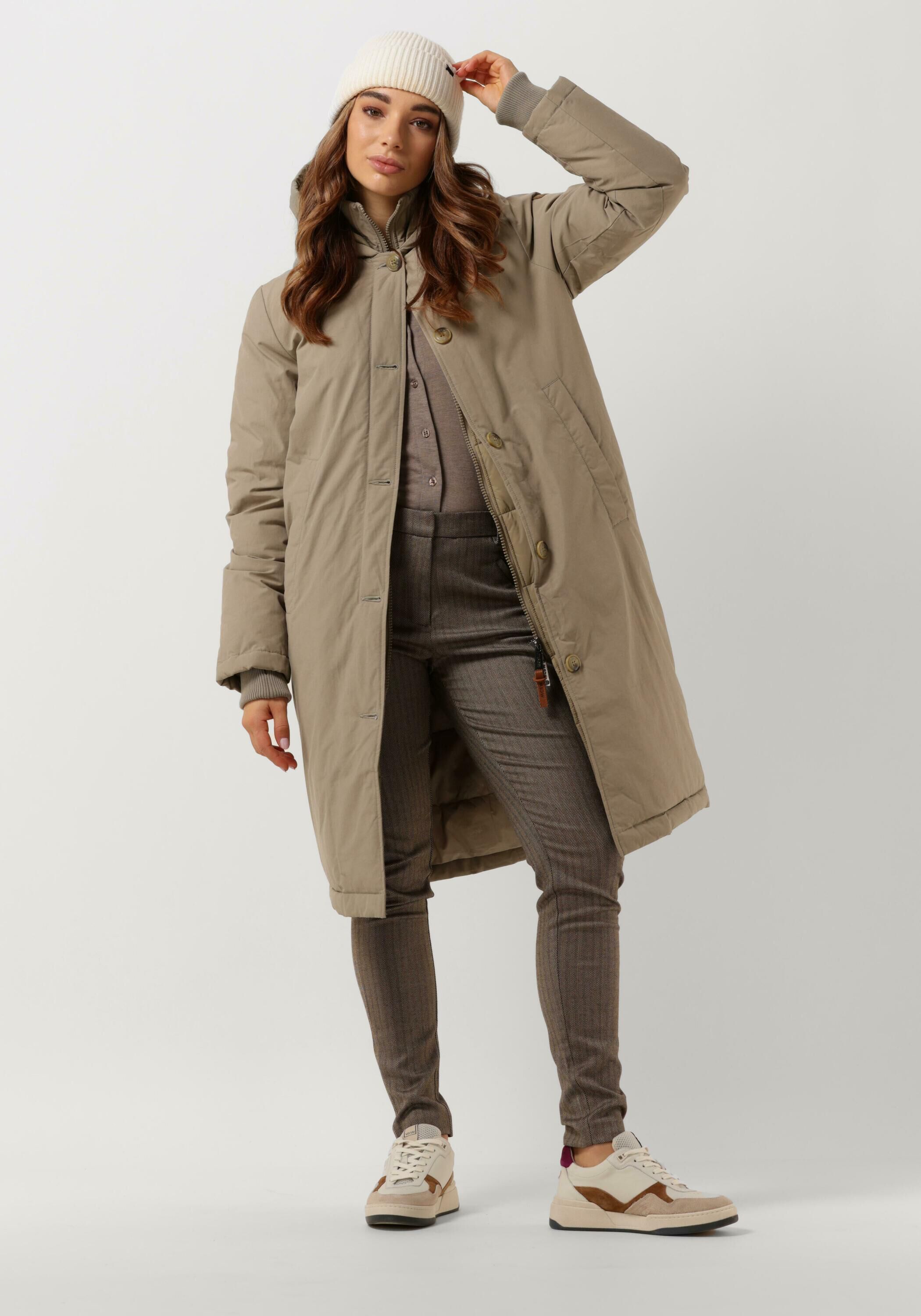 Beige MOSCOW Gewatteerde jas SIRRY Omoda