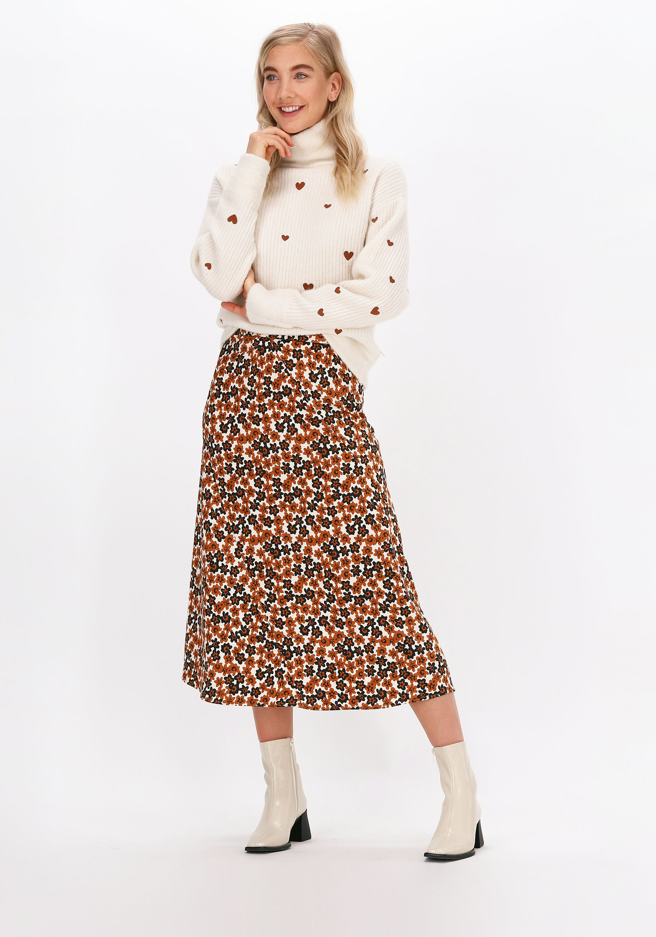 Bruine FABIENNE CHAPOT Midirok CLAIRE SKIRT Omoda