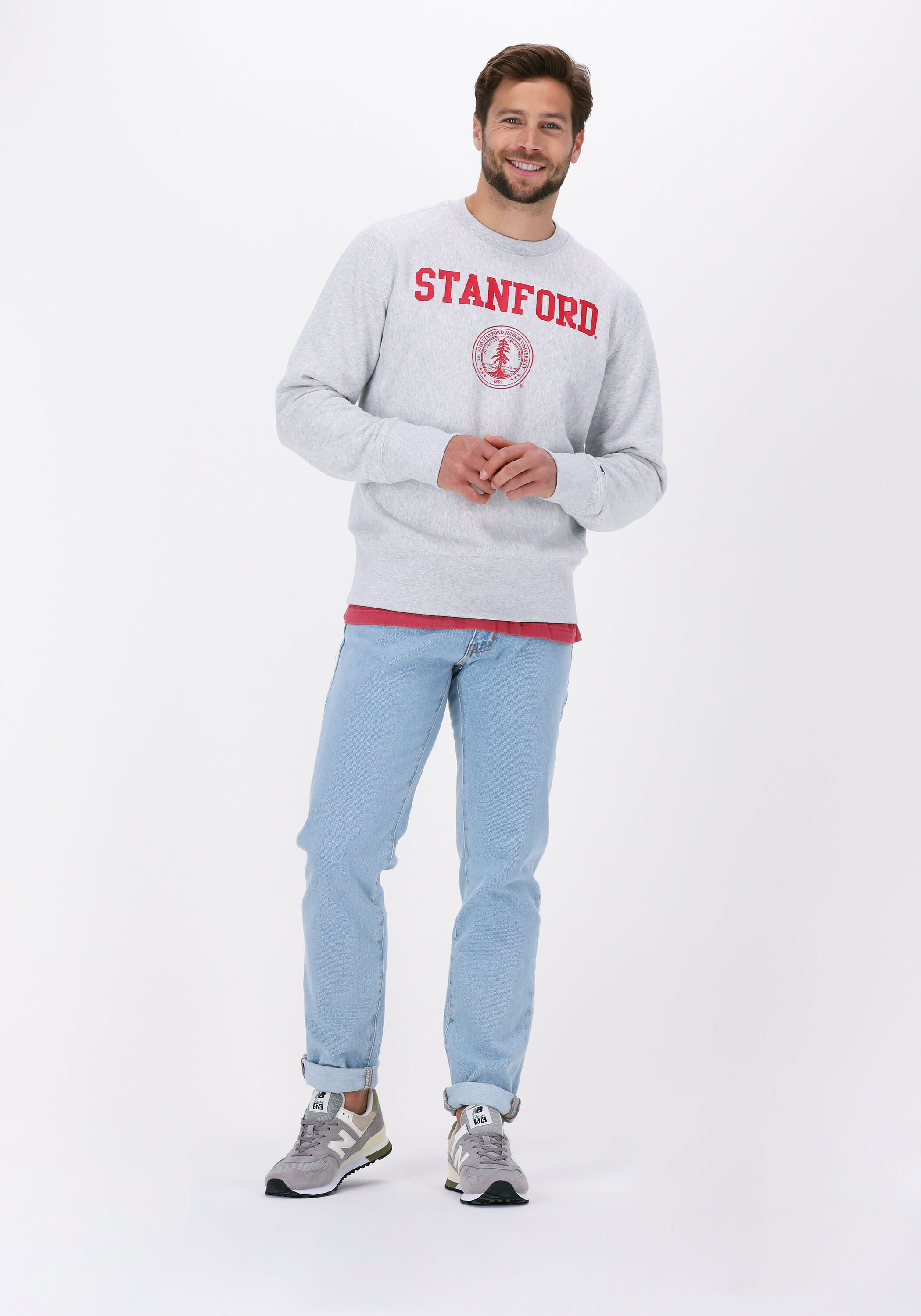 Champion sweater sales grijs vintage