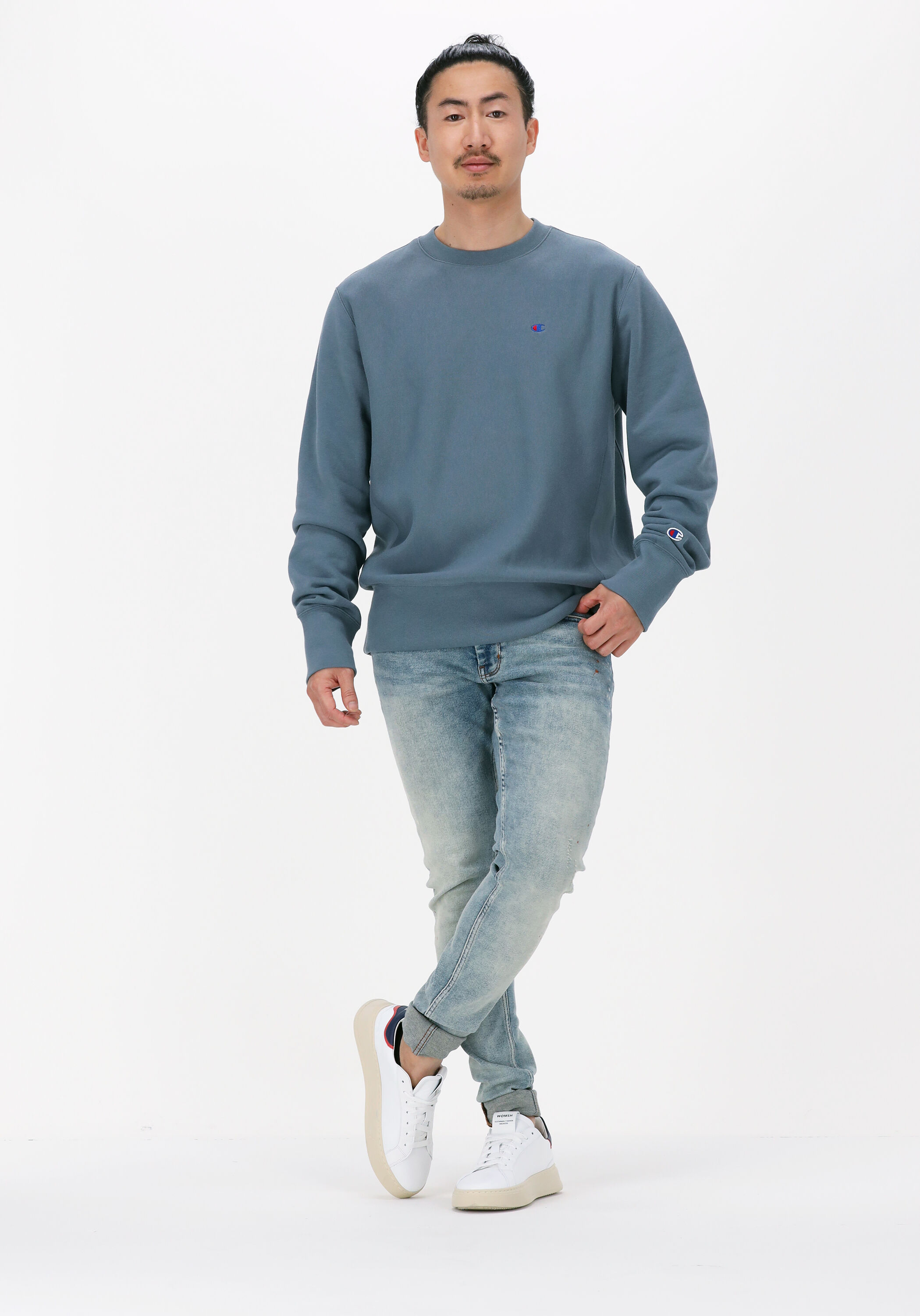 Blue cheap champion sweater