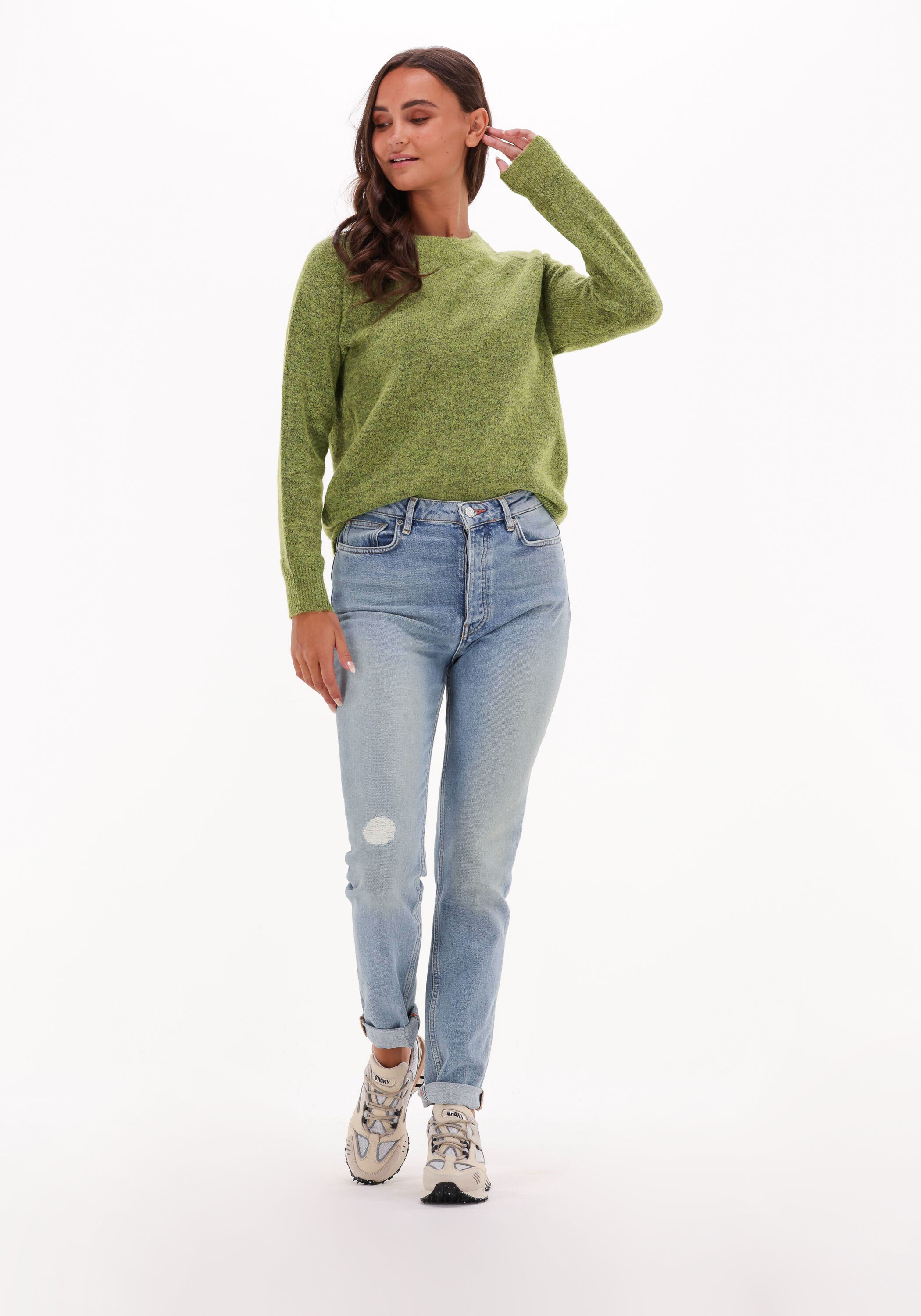 Pull SELECTED FEMME Slfelin - Col Rond - Manches Longues - Matière Douce (VLE78/LIN22) - Pour Tous Les Jours