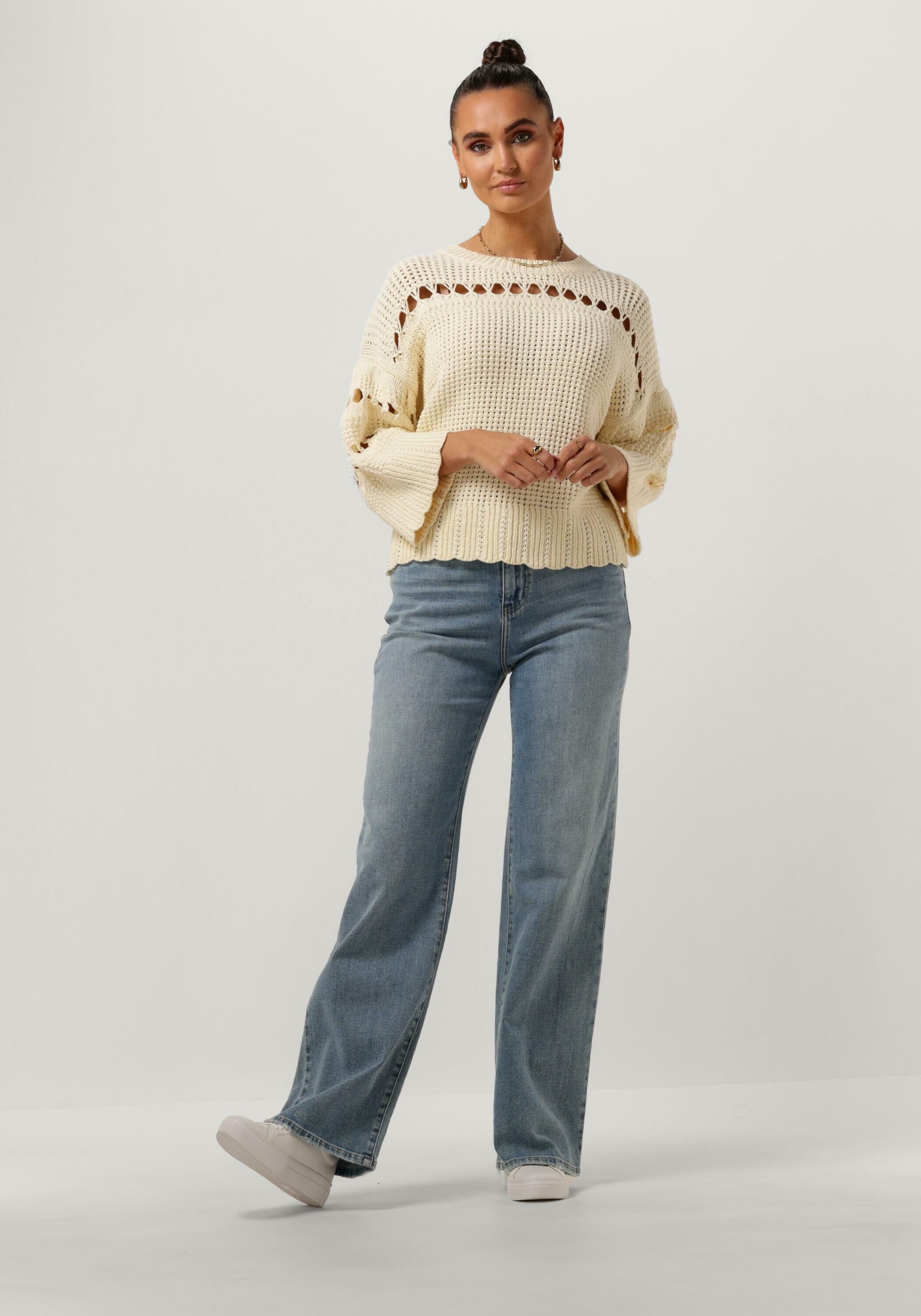Donkerblauwe CIRCLE OF TRUST Flared jeans MADDY DNM Omoda