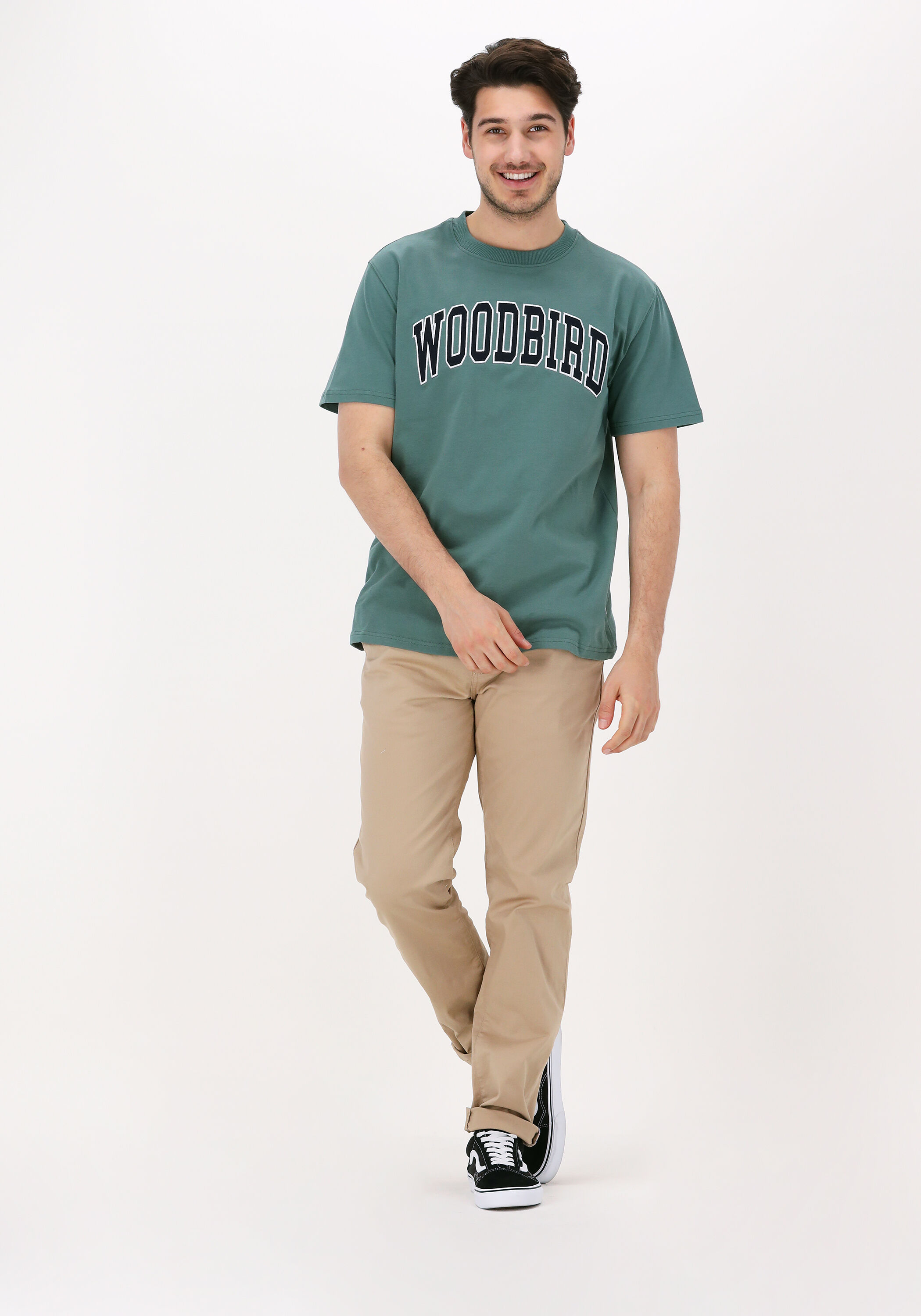 WOODBIRD - Man - Green - T-shirt