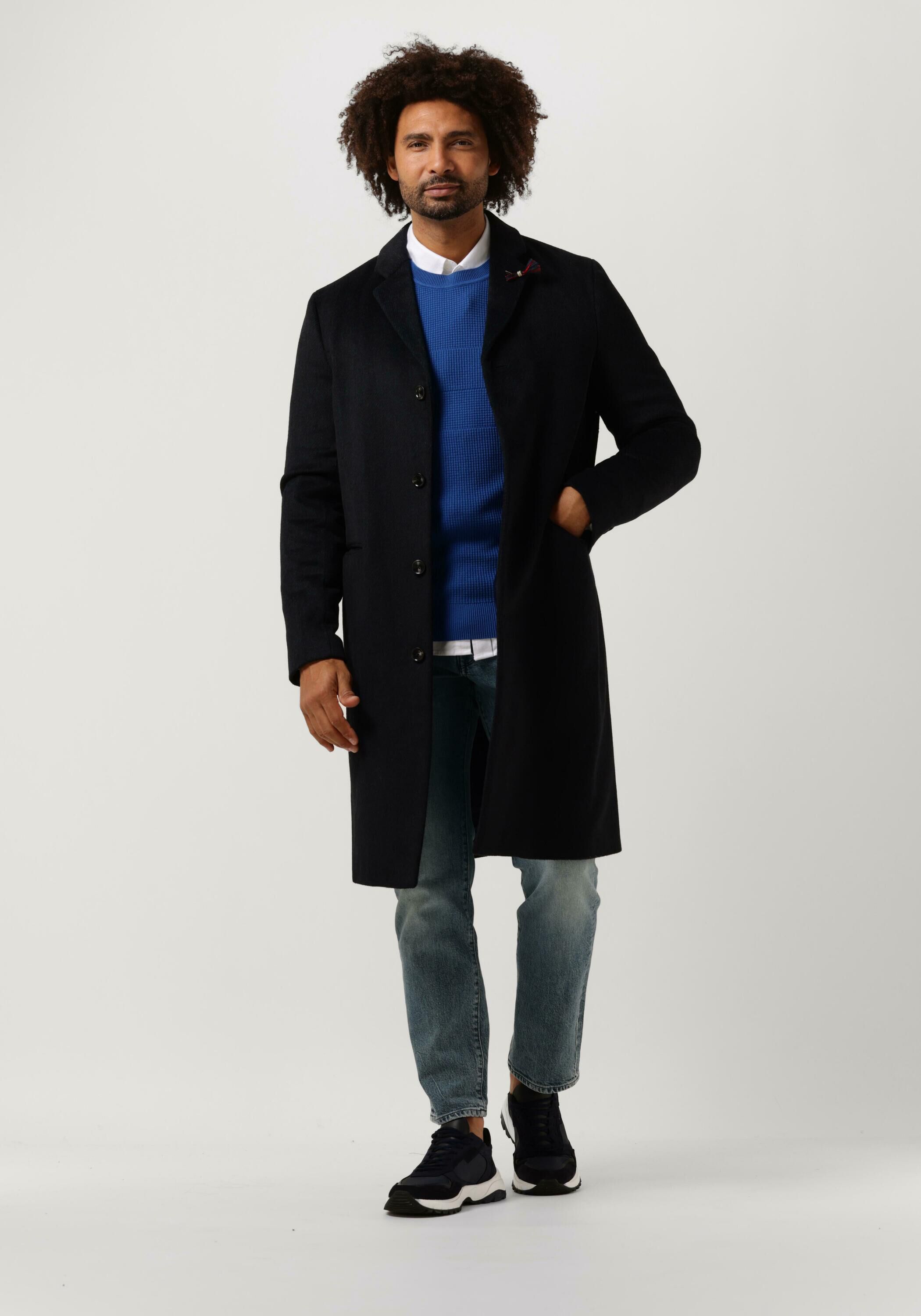 Neil Classic Wool Winter Coat For Men Tailored Fit Warm Wool-Blend Overcoat With Premium Craftsmanship