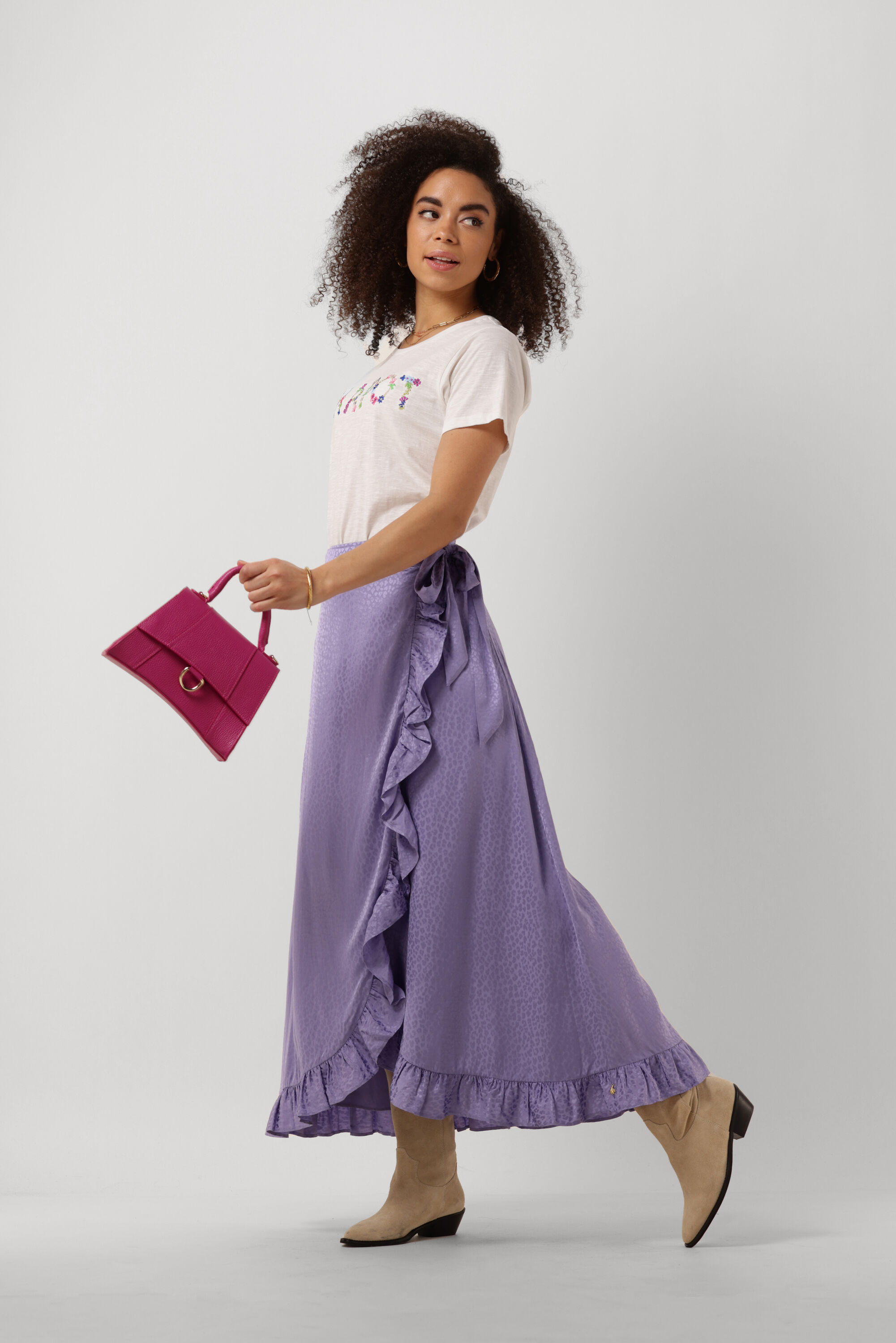 Bobo Skirt Pale Pink stripes main image 1