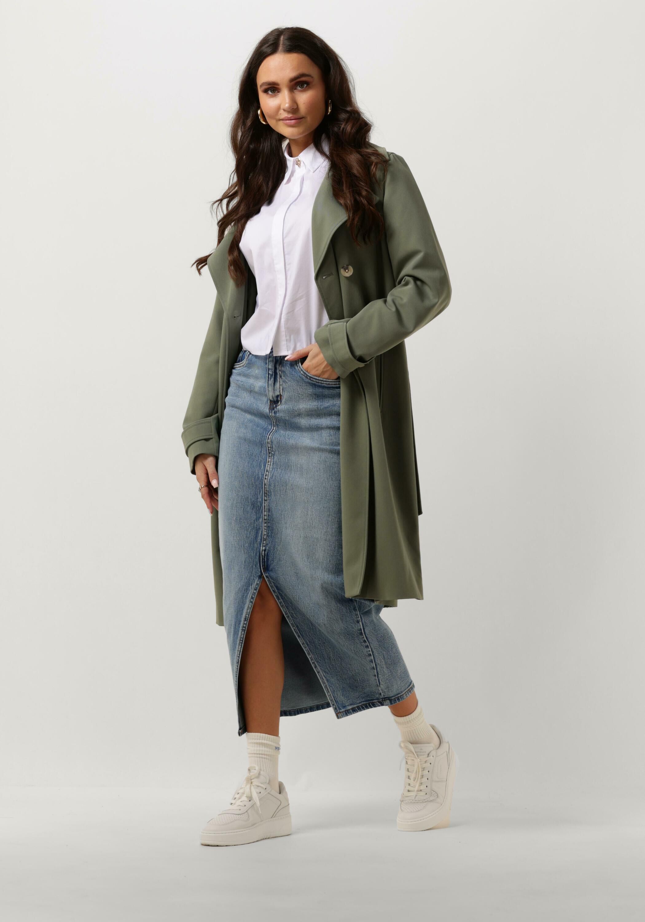 Groene MODSTRÖM Trenchcoats HIRO JACKET | Omoda