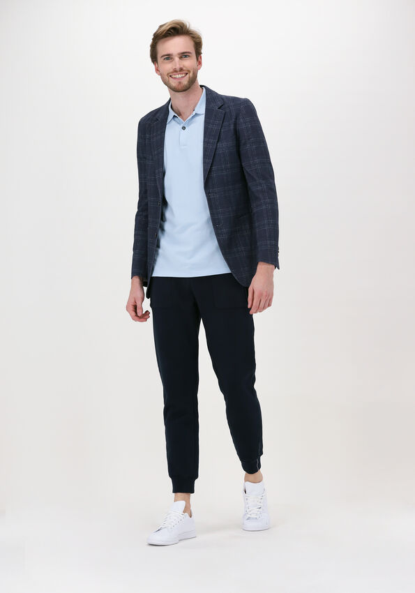 Donkerblauwe PROFUOMO Colbert JACKET KNITTED CH | Omoda