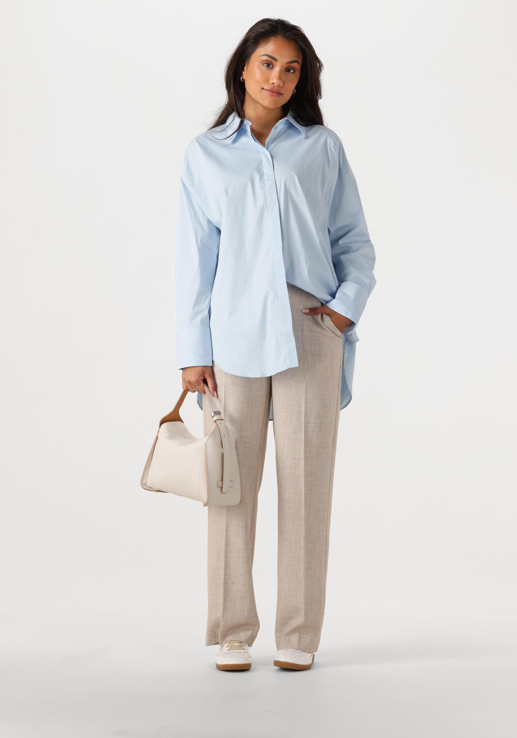 MOS MOSH Enola Cotton Shirt Light Blue main image 1