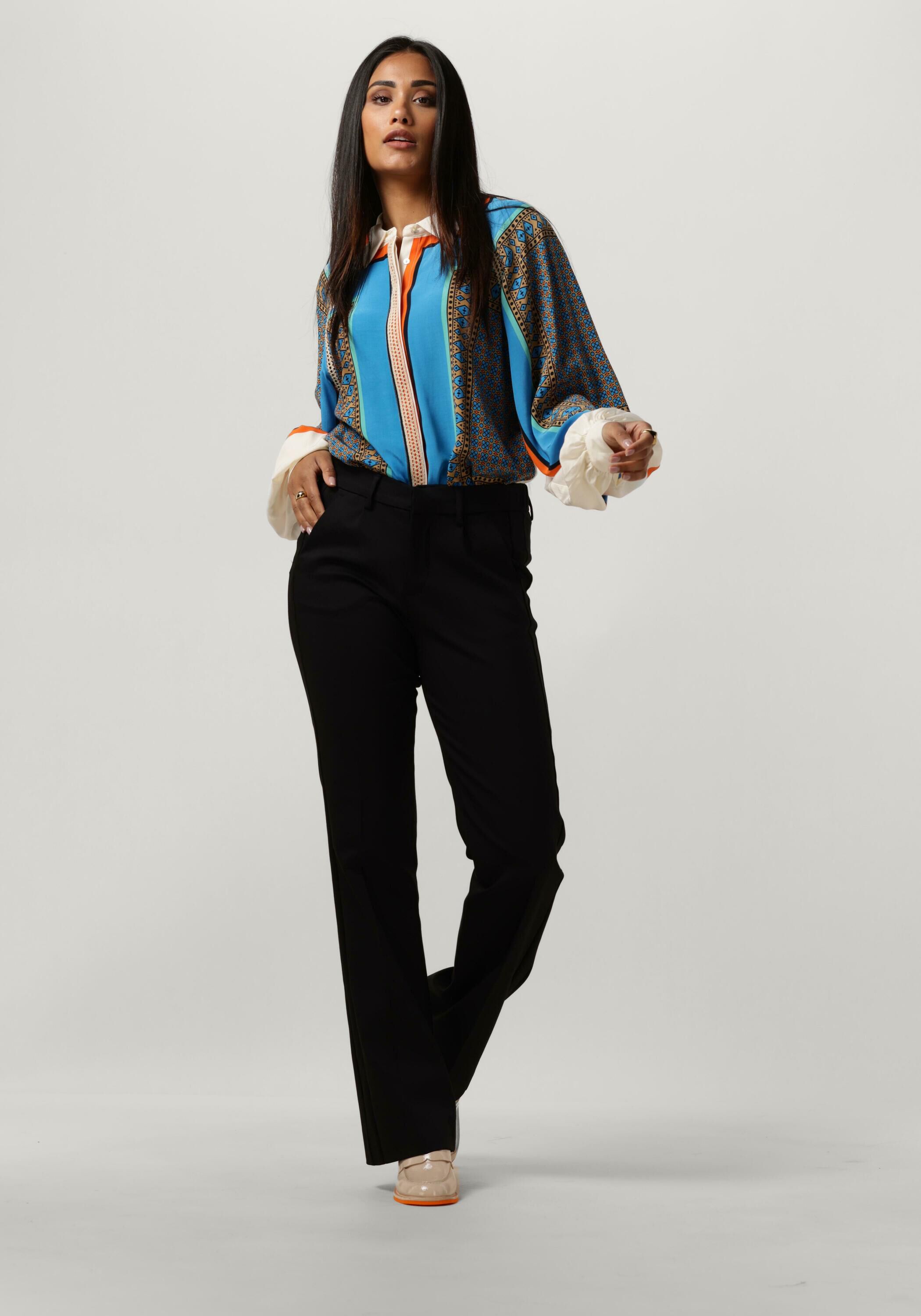 【在庫あり】 Zwarte Omoda | PANTS ZOE broek Flared NUKUS 