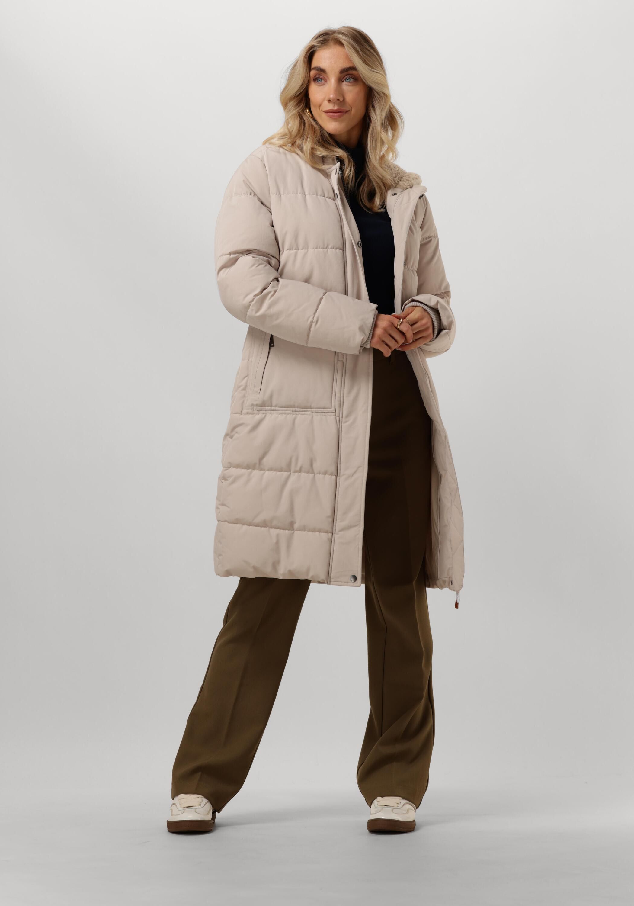 Beige MOSCOW Gewatteerde jas 06-08-ABI | Omoda