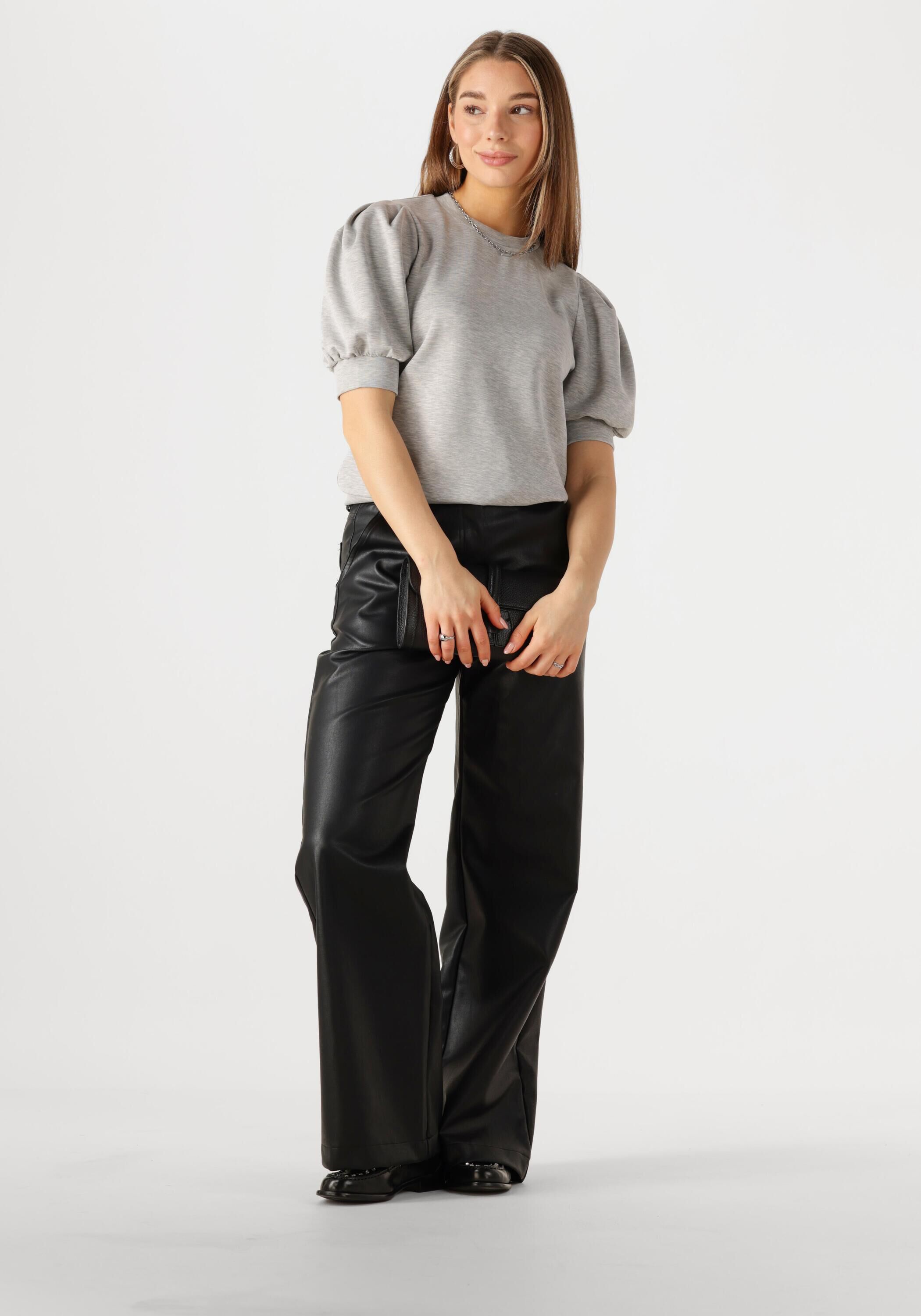 Neo Noir - Pinur Faux Leather Pants 164609 - 100 - Black
