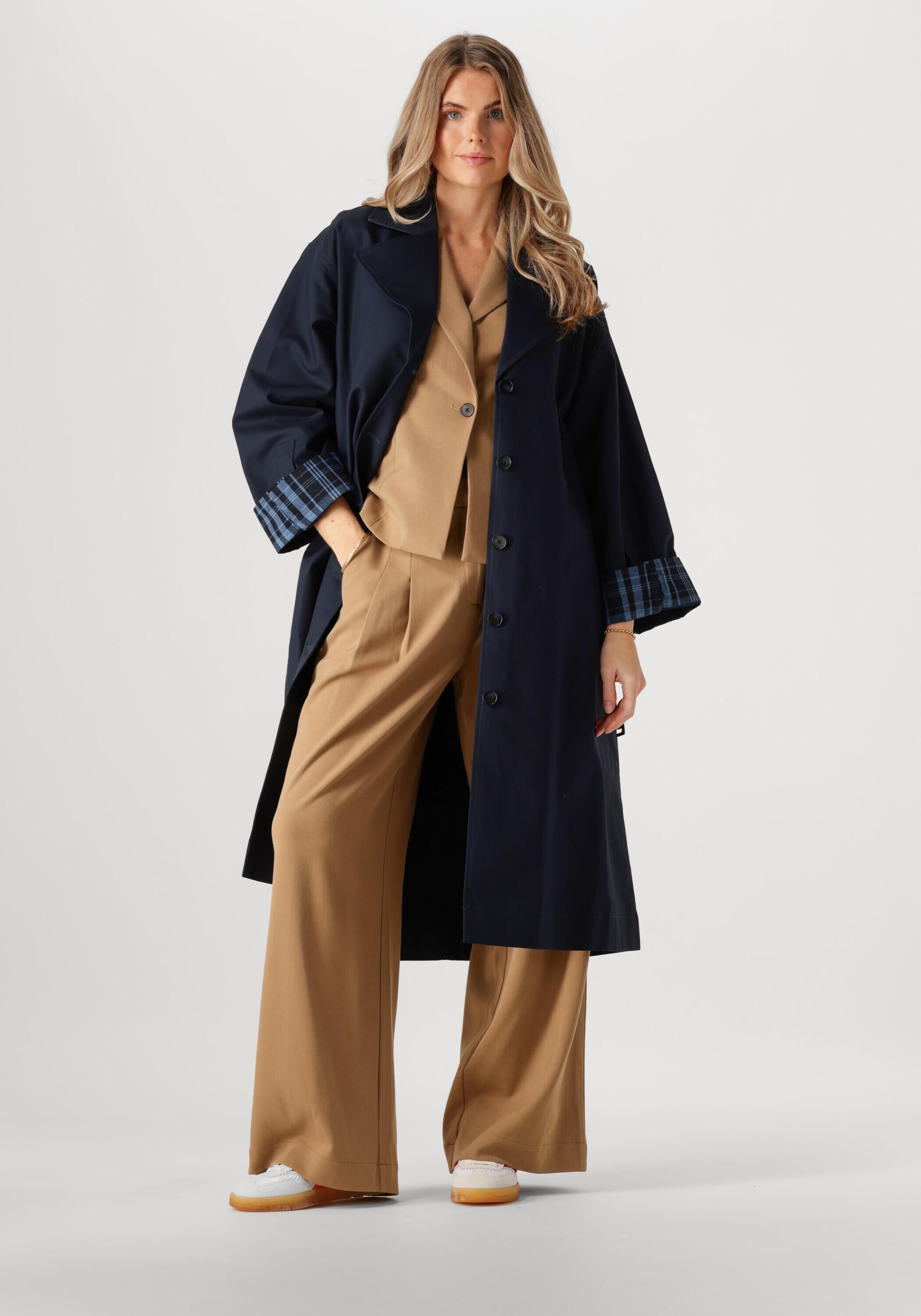 Blauwe MSCH COPENHAGEN Trenchcoats MSCHAUNE JOSEFINE JACKET | Omoda
