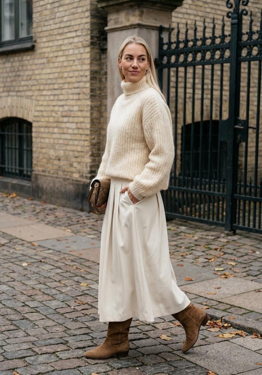 Beige ANONYMOUS COPENHAGEN Hoge laarzen JASMINA 20 | Omoda