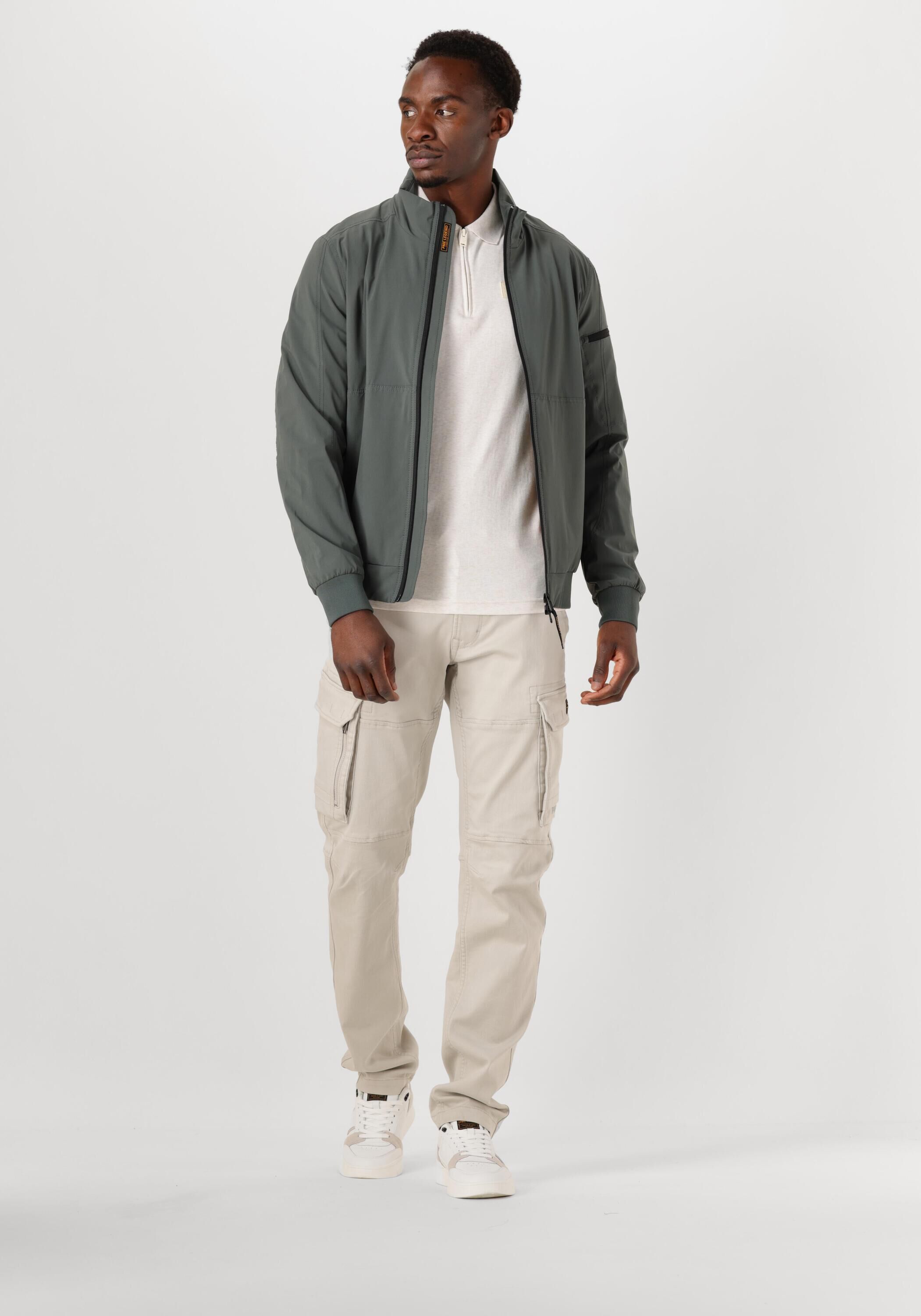 Groene PME LEGEND Jack FLIGHT JACKET WINGLOCK 2 LAYER SOFTSHELL