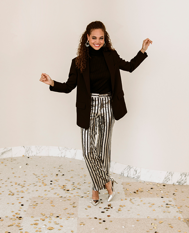 Zilveren pumps Giulia