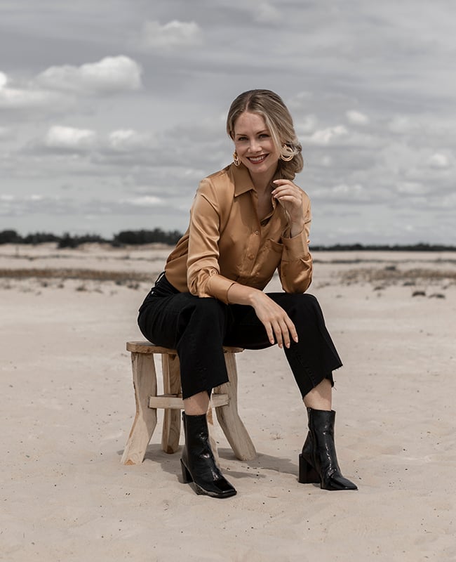 oranje sneakers dames