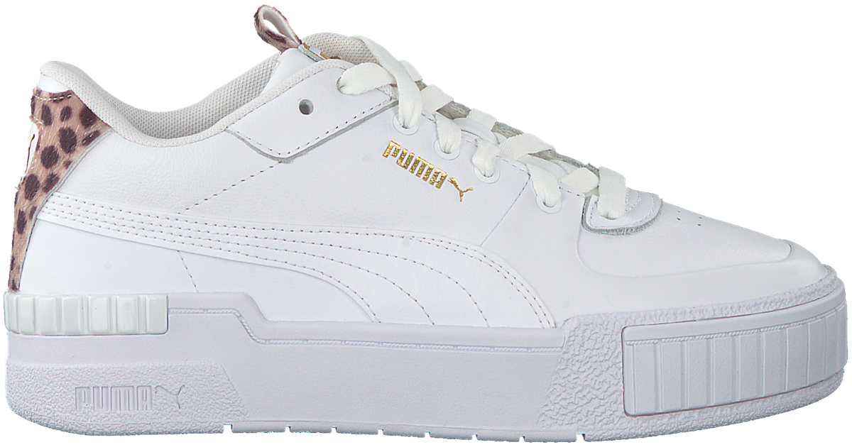 Witte PUMA Lage sneakers CALI SPORT CHEETAH | Omoda