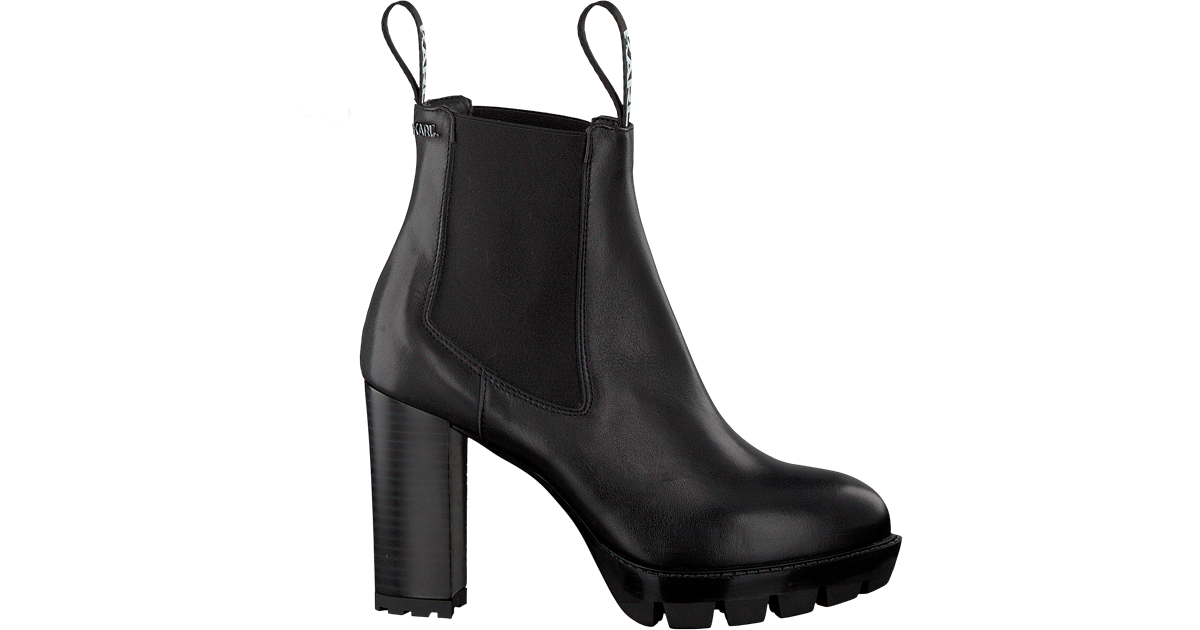 Zwarte KARL LAGERFELD Enkellaarsjes KL31475 | Omoda Zwarte KARL LAGERFELD Enkellaarsjes KL31475 | Omoda